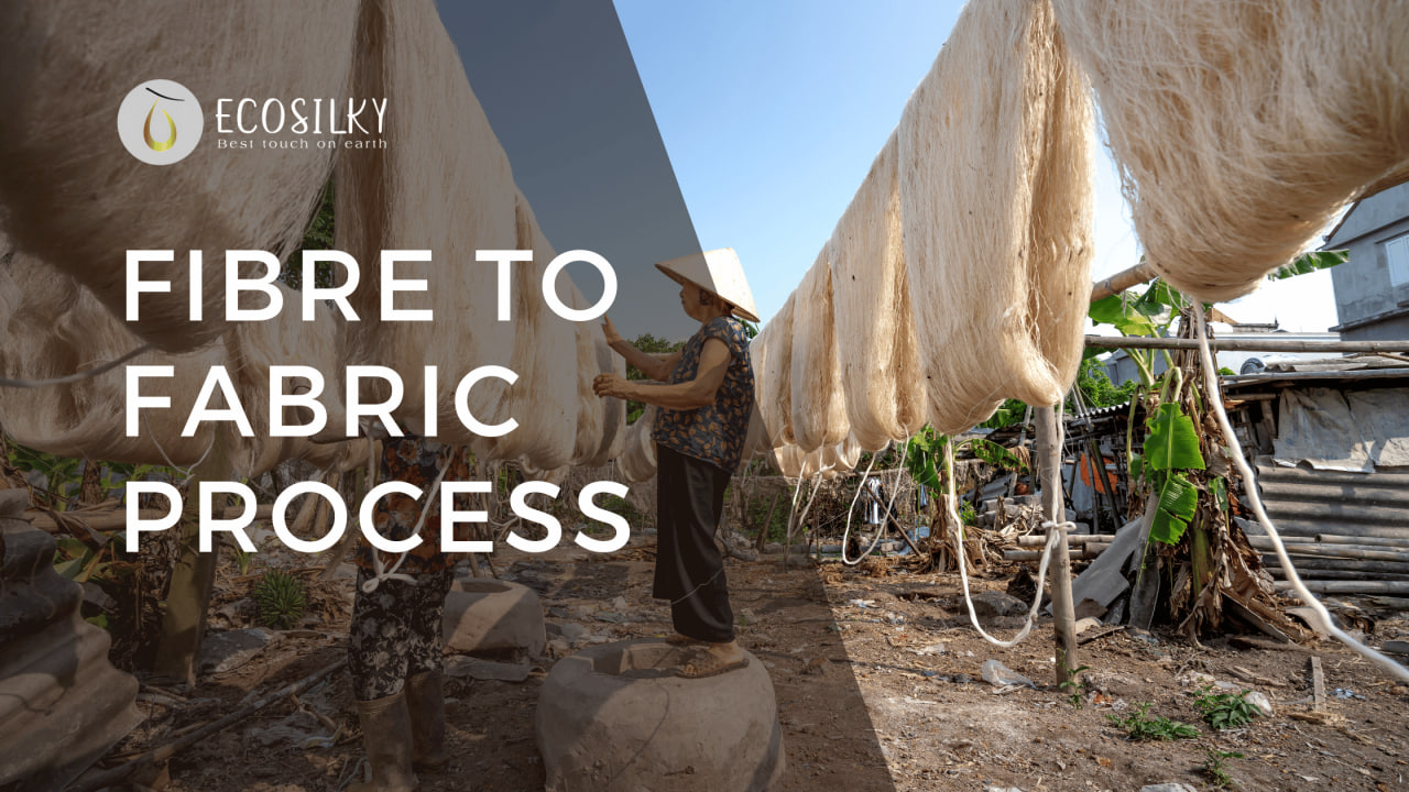 Fibre to fabric process From natural fibers to beautiful fabrics